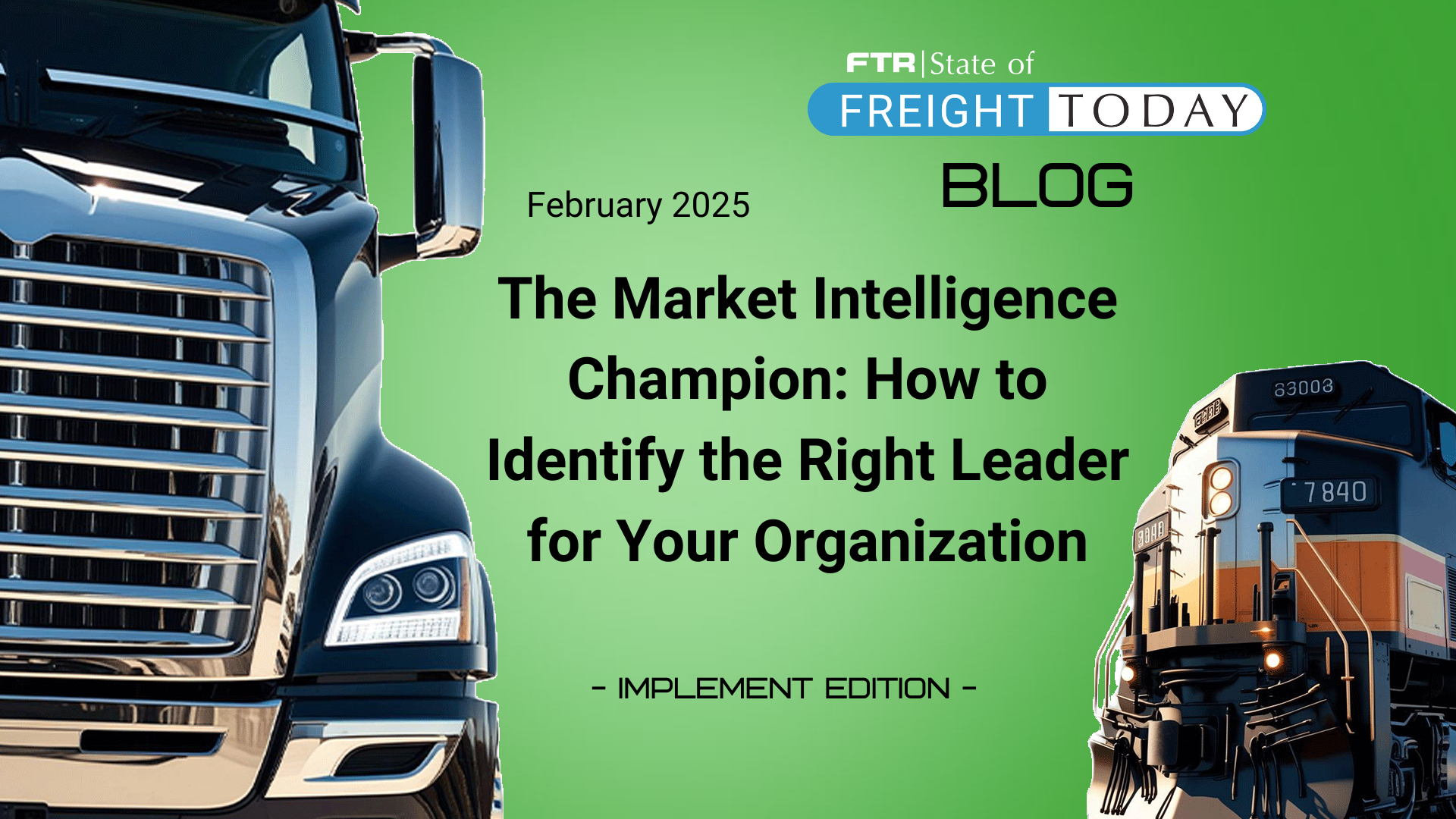 Market Intelligence Champion